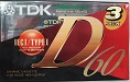 TDK D60 3 Pack